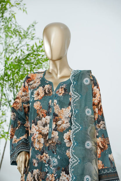 Aifa Printed & Embroidered Lawn 3PC