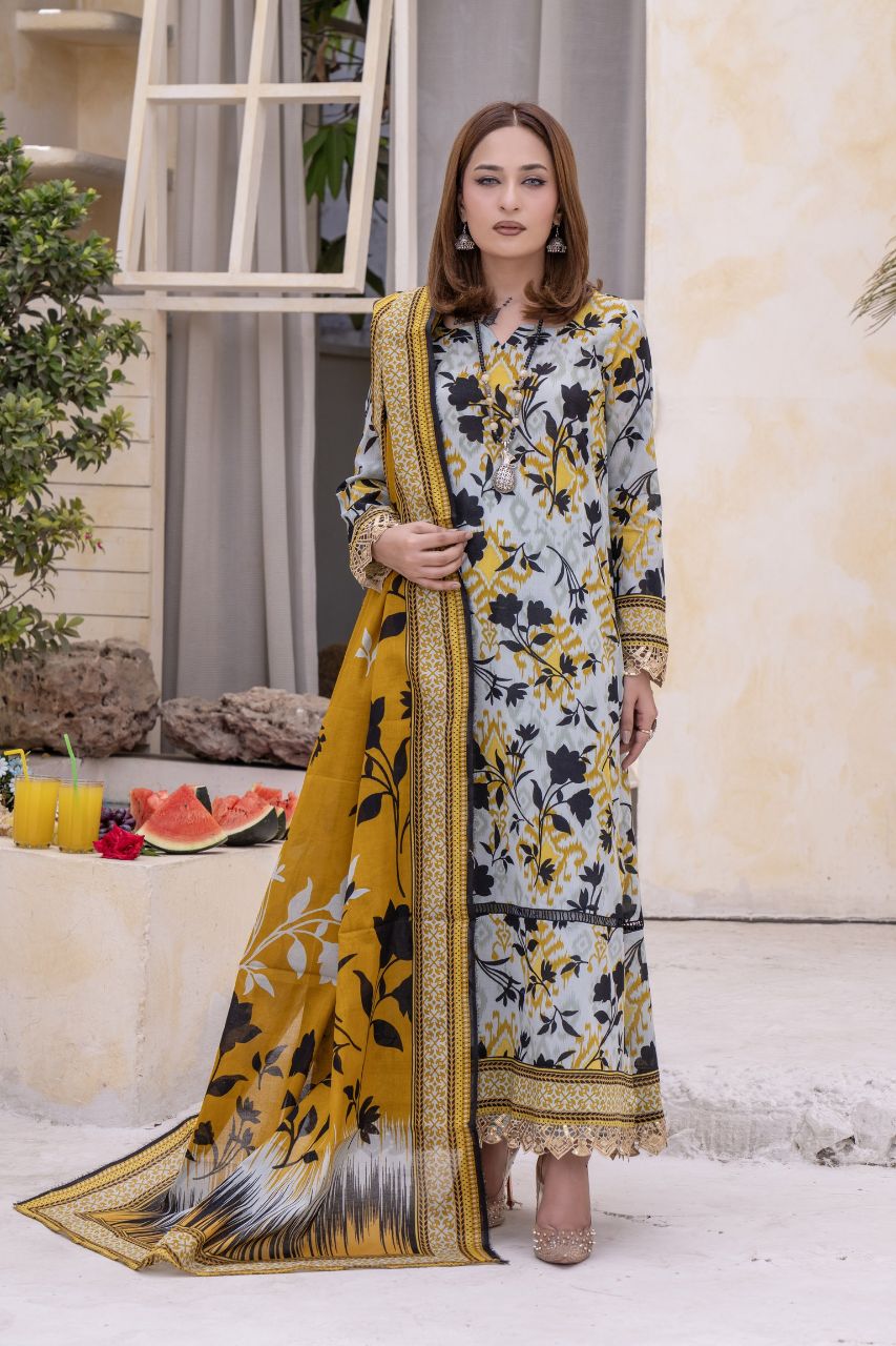 Janan Premium Printed Lawn 3PC