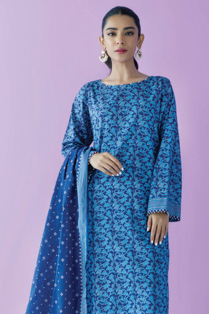 Orient Basic Printed Lawn 3PC