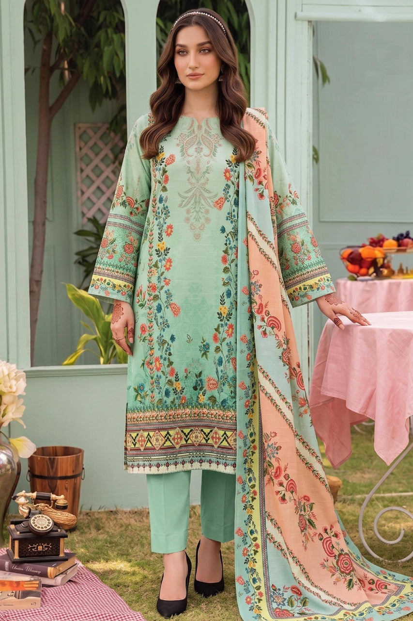Belleza Digital Printed Khaddar 3PC