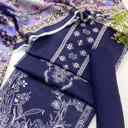 Beechtree Summer Digital Printed Lawn 3PC