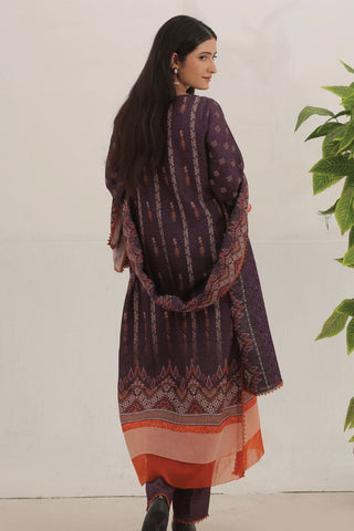 Safron By Anaya Noor Embroidered Karandi-3PC