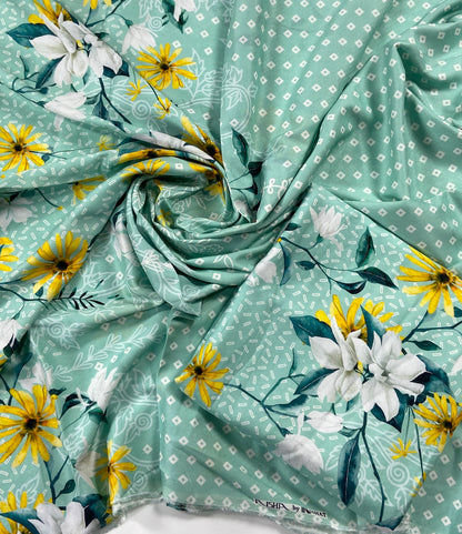 Nishat Digital Printed Linen Shirt-1PC