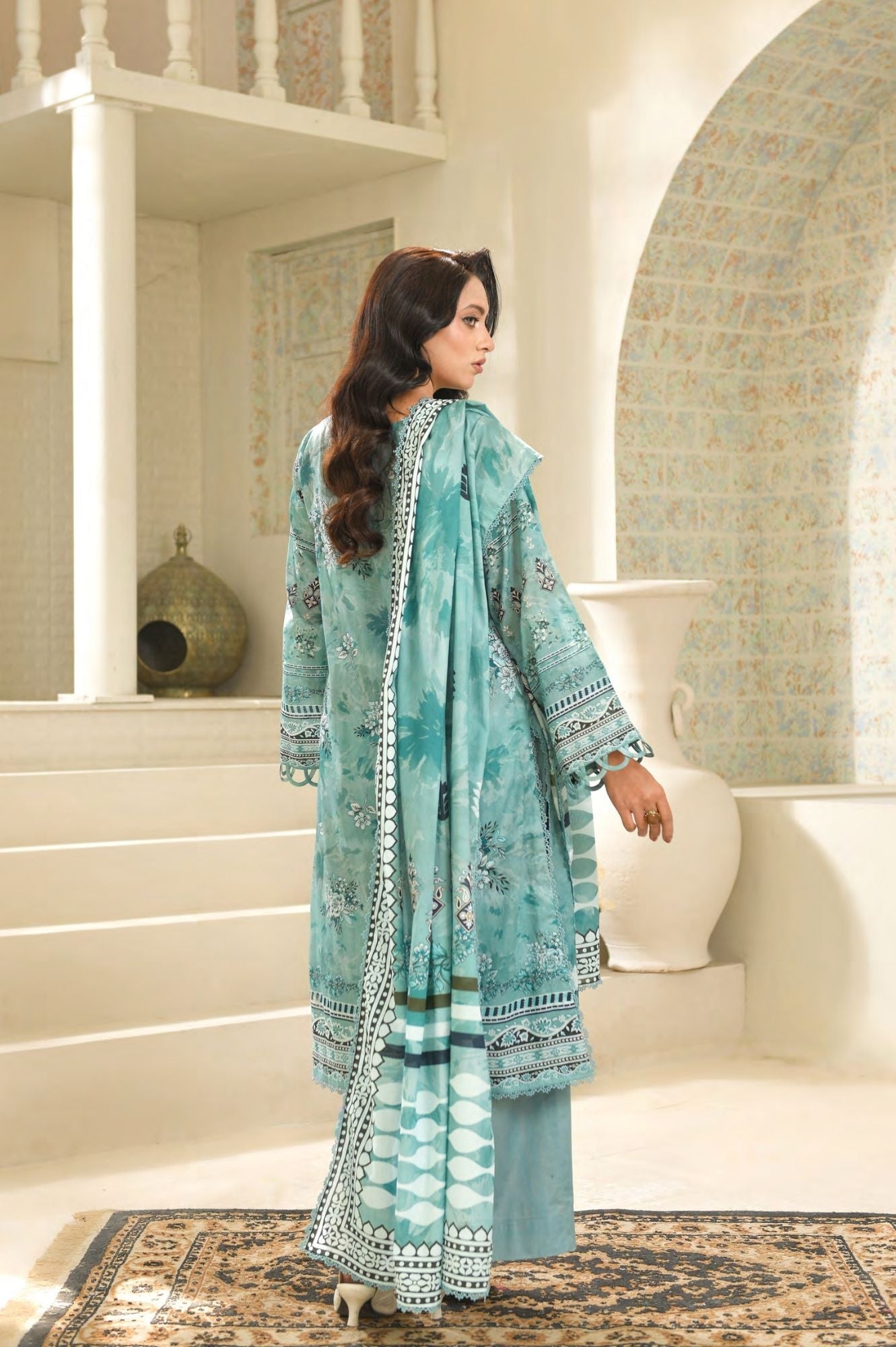 Reemse Digital Printed Lawn 3PC