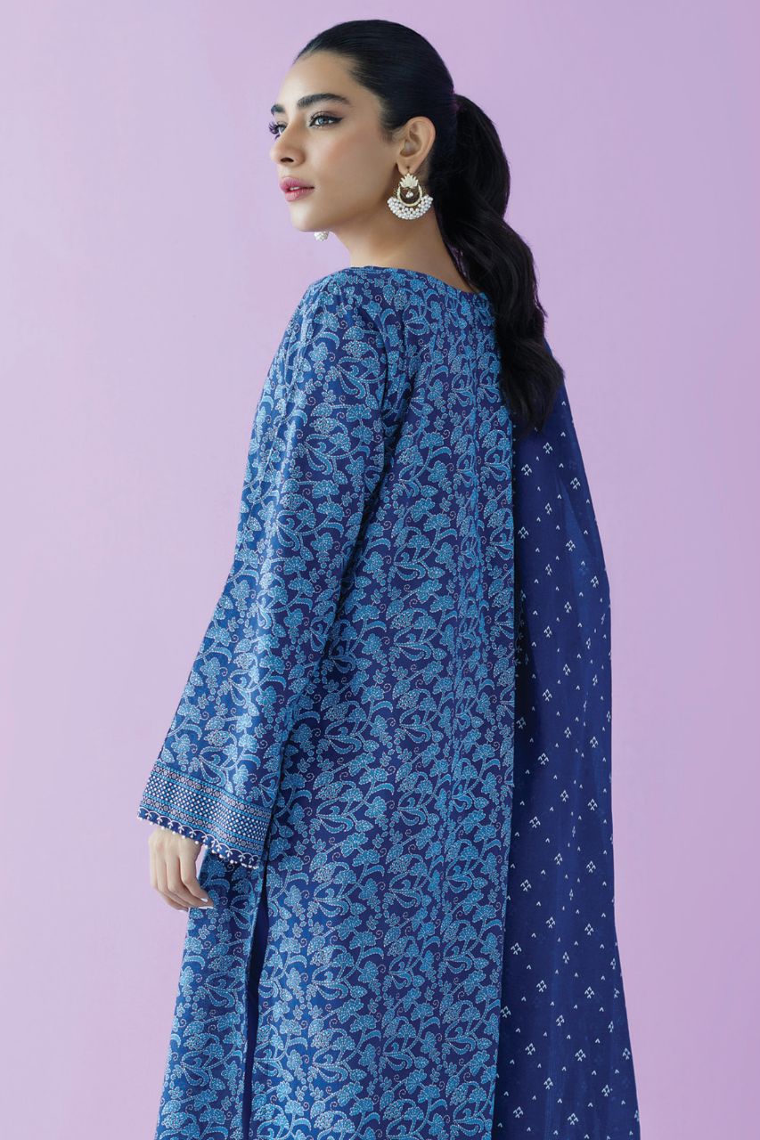 Orient Basic Printed Lawn 3PC