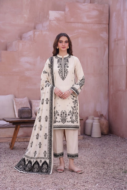 Nirvana By Shanaya Digital Printed Linen 3PC