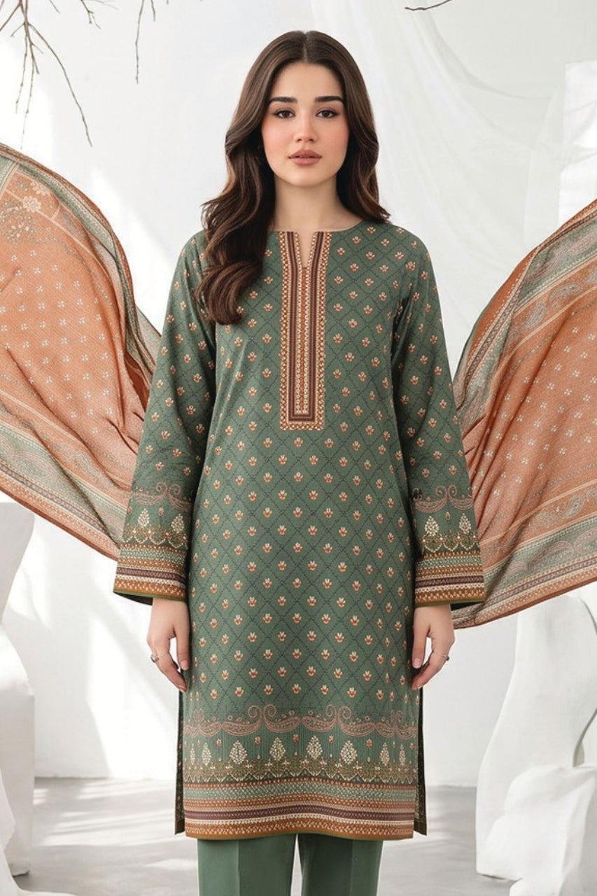 Salina By Regalia Digital Printed Khaddar 3PC