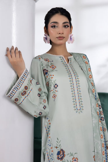 Anaya Noor Digital Printed Stone Linen 3PC