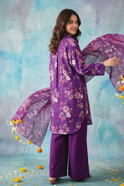 Zesh Digital Printed Viscose 3PC