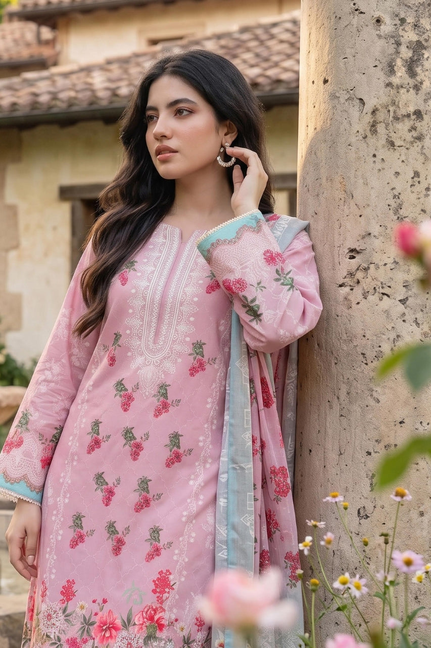 Mashaim Digital Printed Linen 3PC