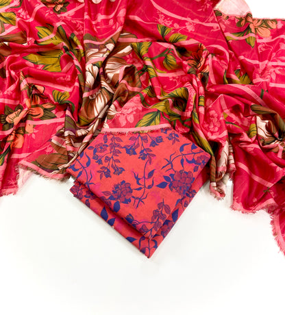 Elegance By Anaya Noor Printed Khaddar 3PC