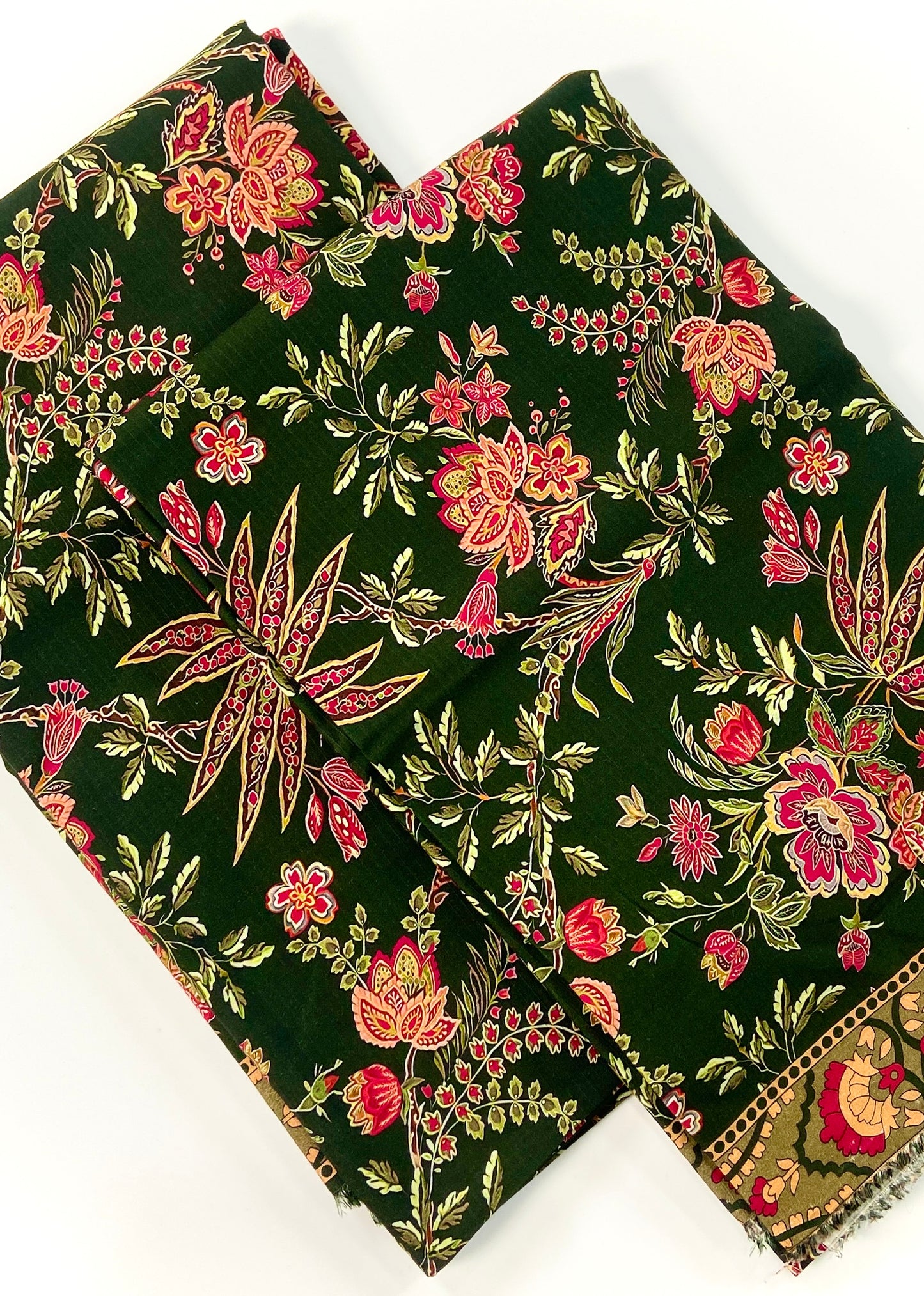 Anaya Noor Printed Bana Dora Slub Linen 2PC