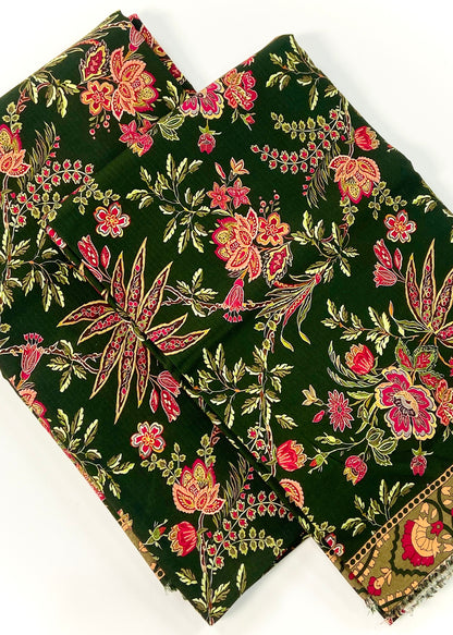 Anaya Noor Printed Bana Dora Slub Linen 2PC