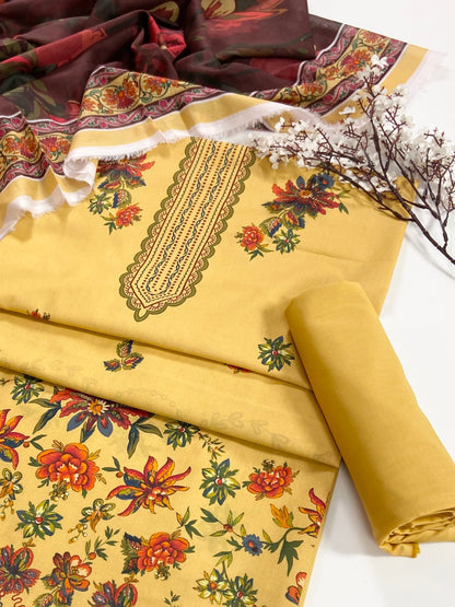 Parishay By Shanaya Digital Printed Lawn 3PC