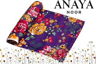 Anaya Noor All Over Print Khaddar Shirt & Trouser-2PC