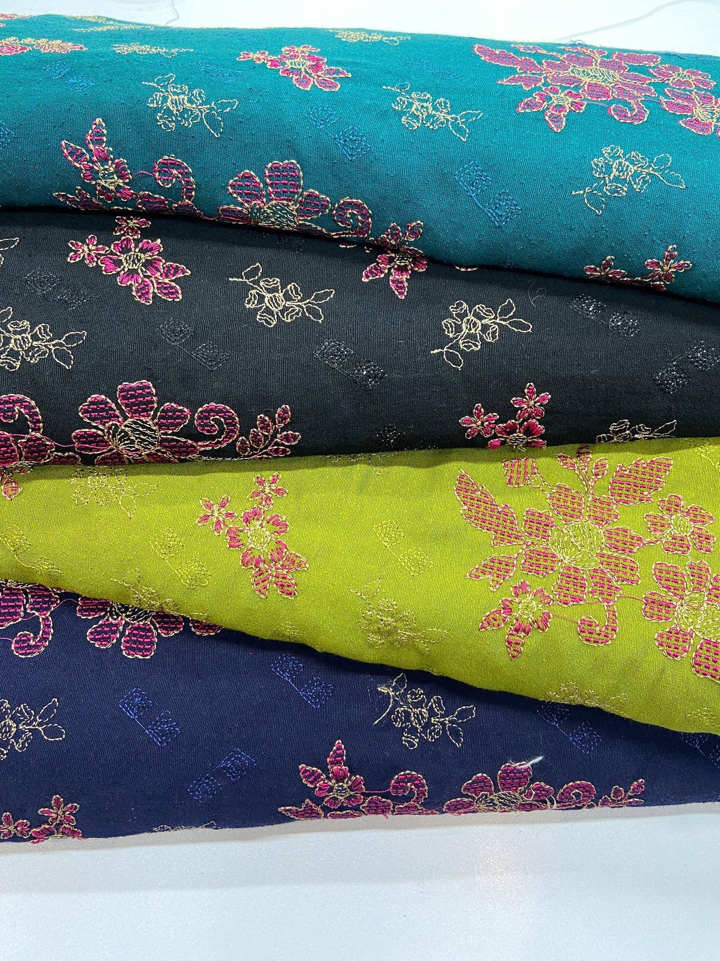 Pack of 4 – Bareeze Style Embroidered Karandi Fabric 2-PC