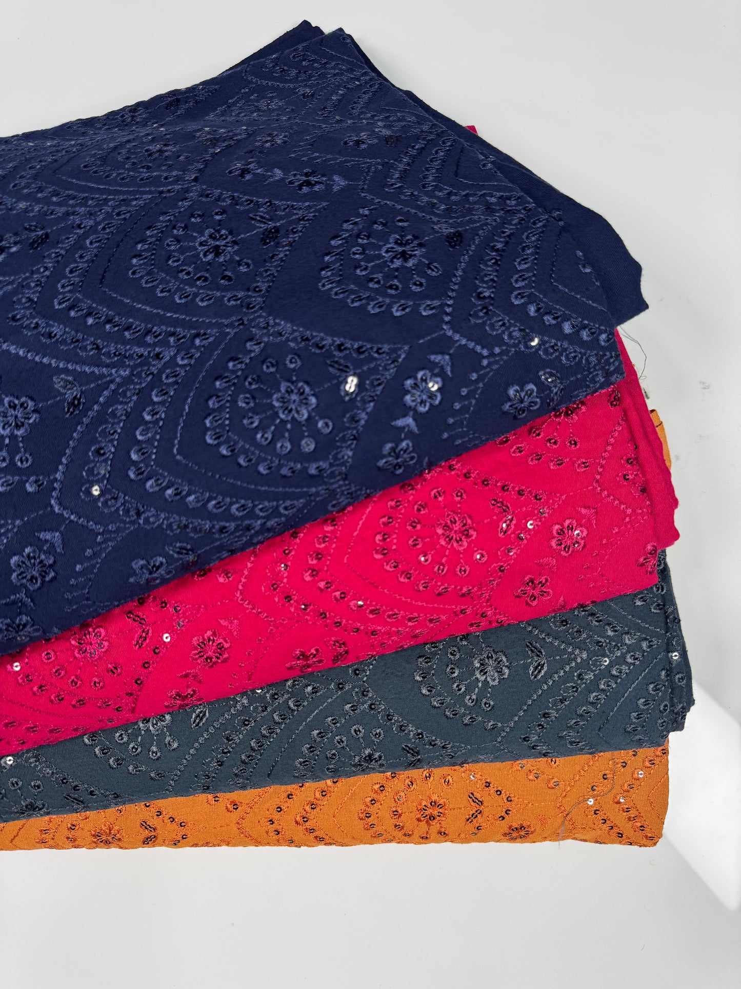 Pack of 4 – Bareeze Style Embroidered Karandi Fabric 2-PC
