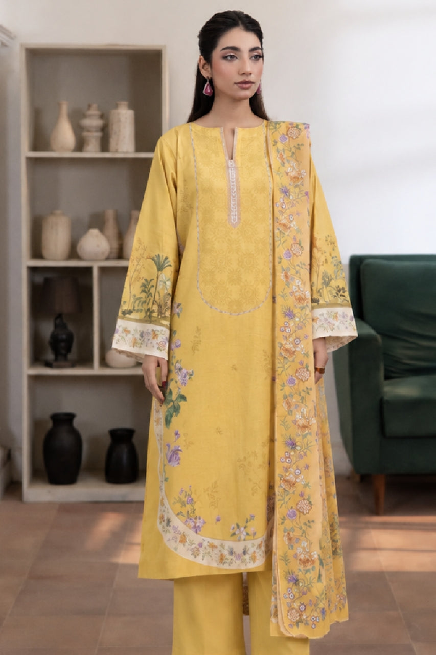 Anaya Noor Digital Printed Stone Linen 3PC