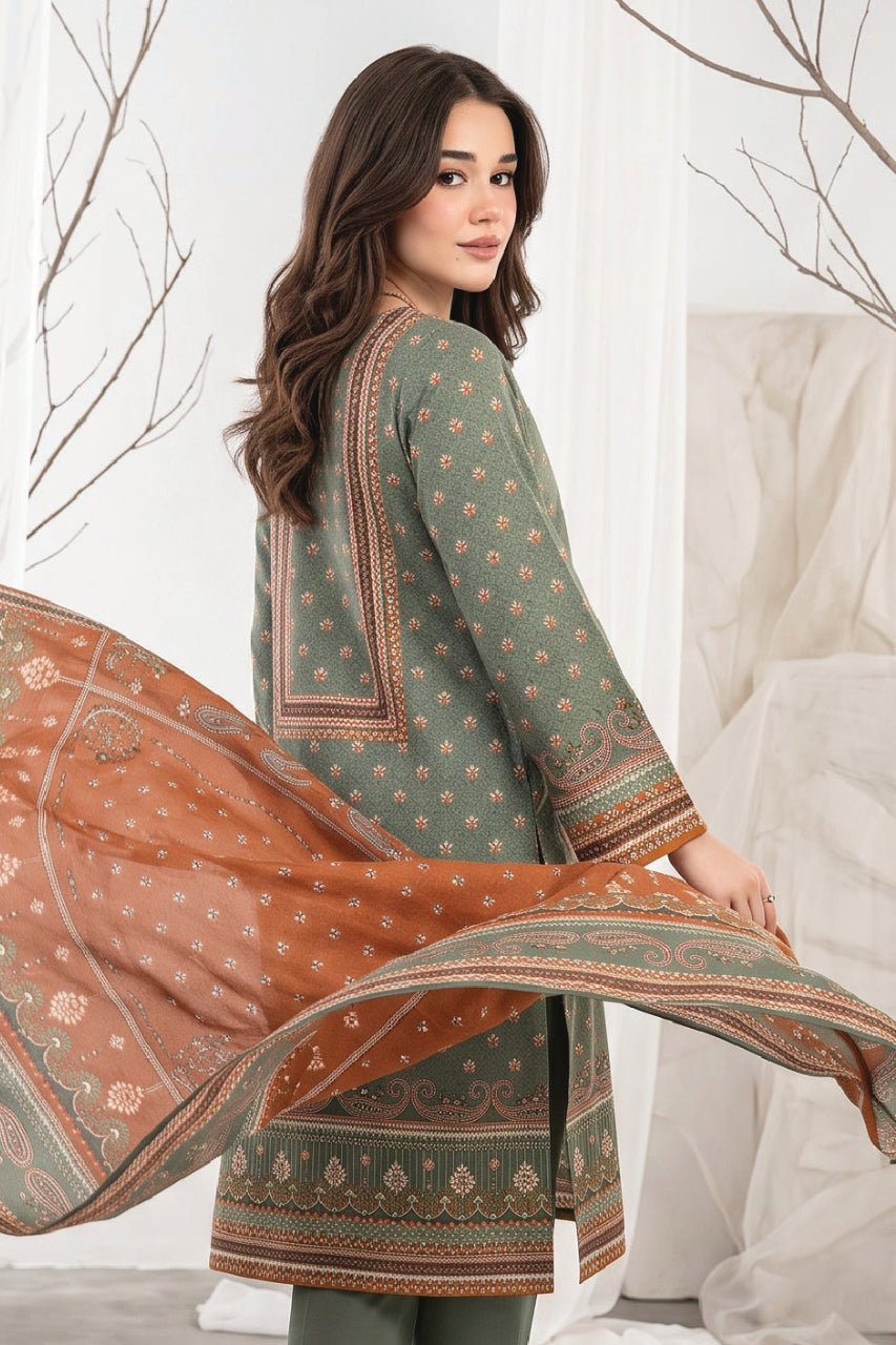 Salina By Regalia Digital Printed Khaddar 3PC