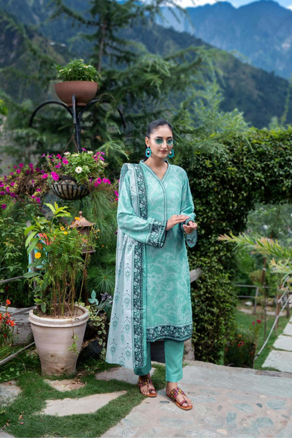 Zesh Airjet Printed Khaddar 3PC