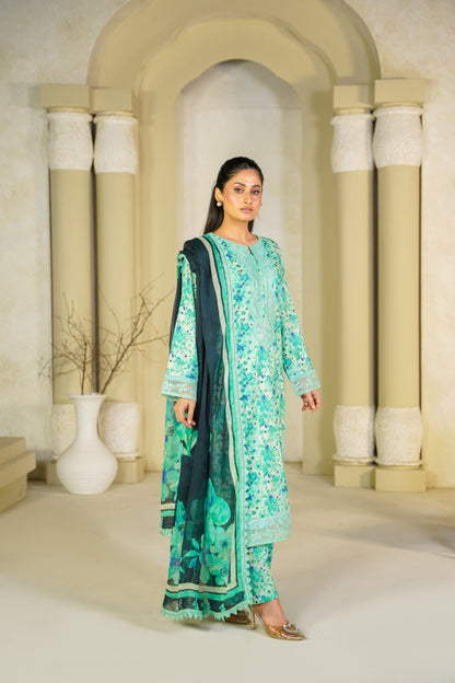 Jashn-e-Baharan By Anaya Noor Emb & Digital Printed Lawn 3PC
