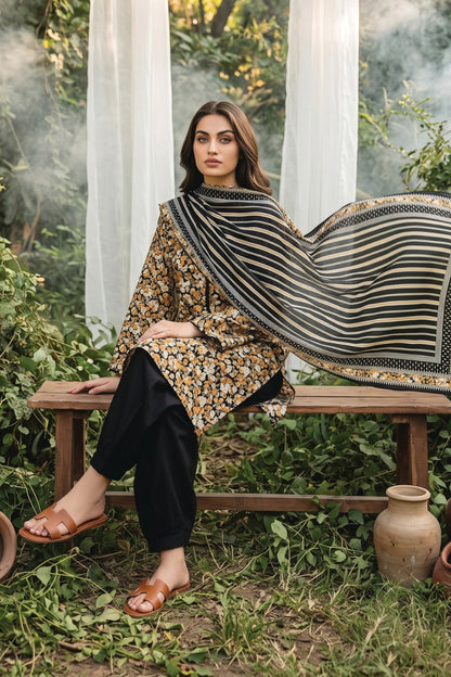 Salina By Regalia Digital Printed Khaddar 3PC