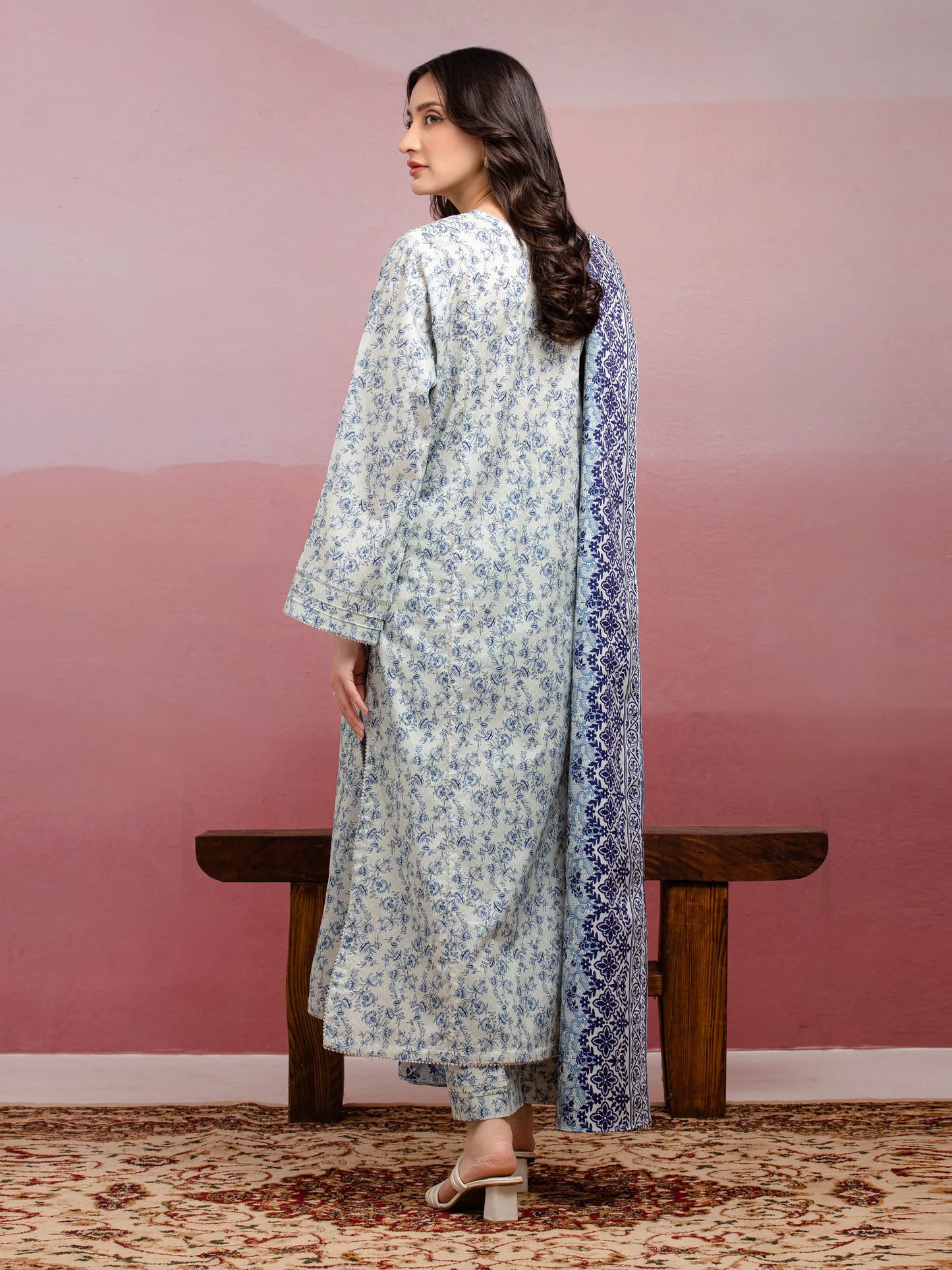 Edenrobe Digital Printed Lawn 3PC
