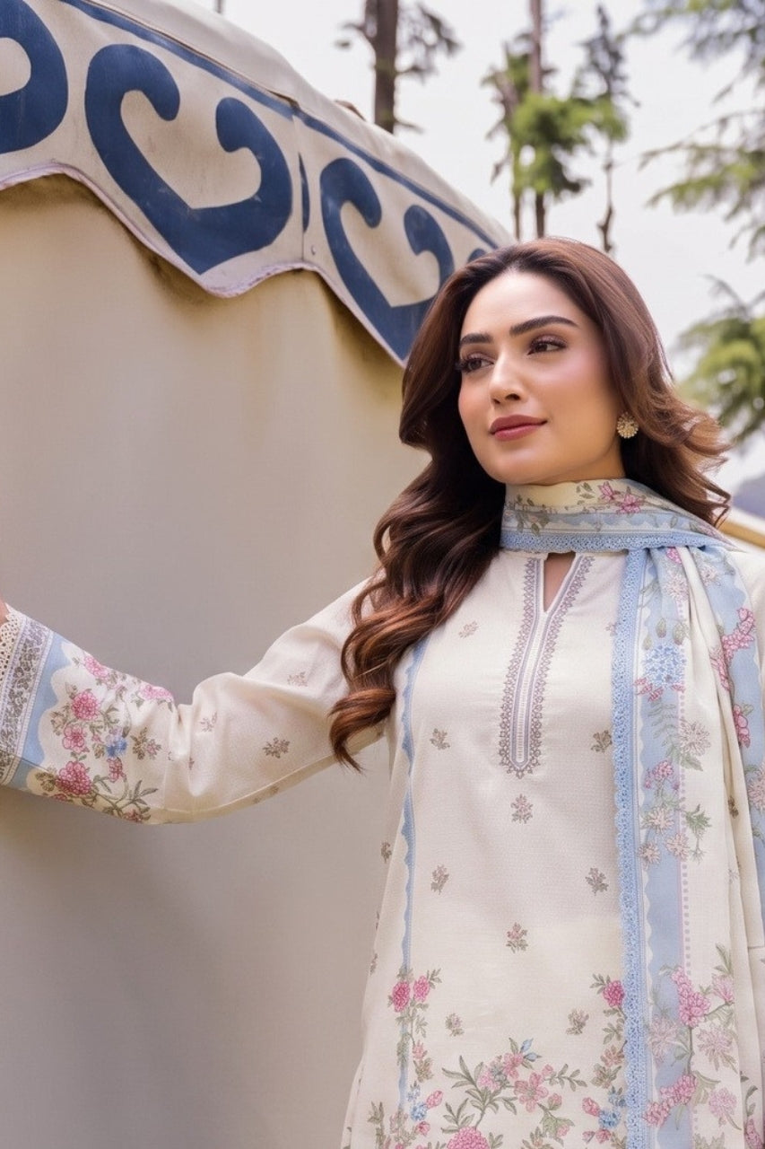 Zarish By Shanaya Digital Printed Karandi 3PC