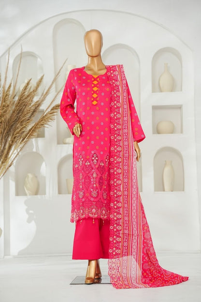 Nishat Laserkari Emb & Printed Lawn 3PC