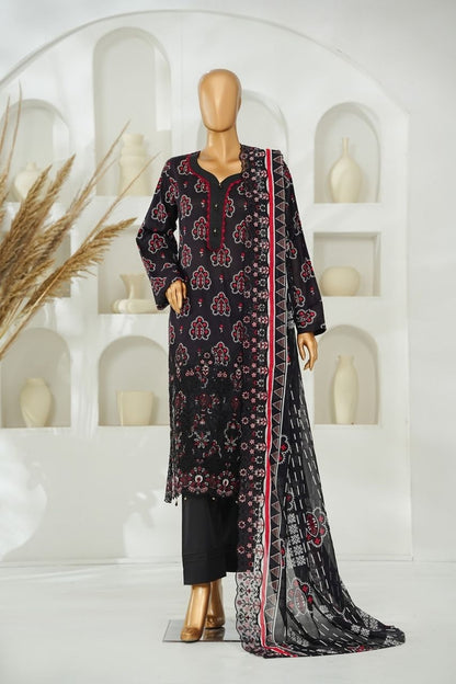 Nishat Laserkari Emb & Printed Lawn 3PC