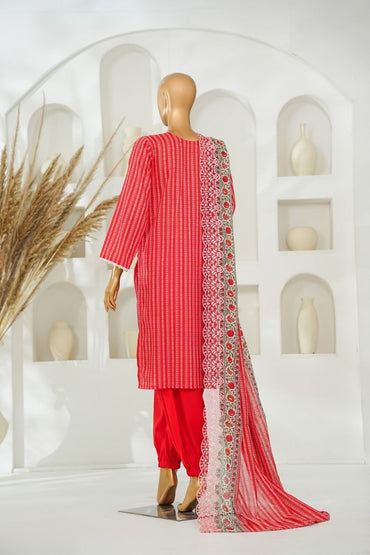Nishat Laserkari Emb & Printed Lawn 3PC