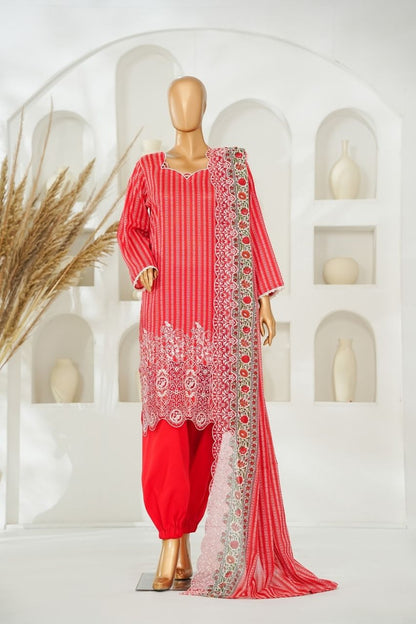 Nishat Laserkari Emb & Printed Lawn 3PC