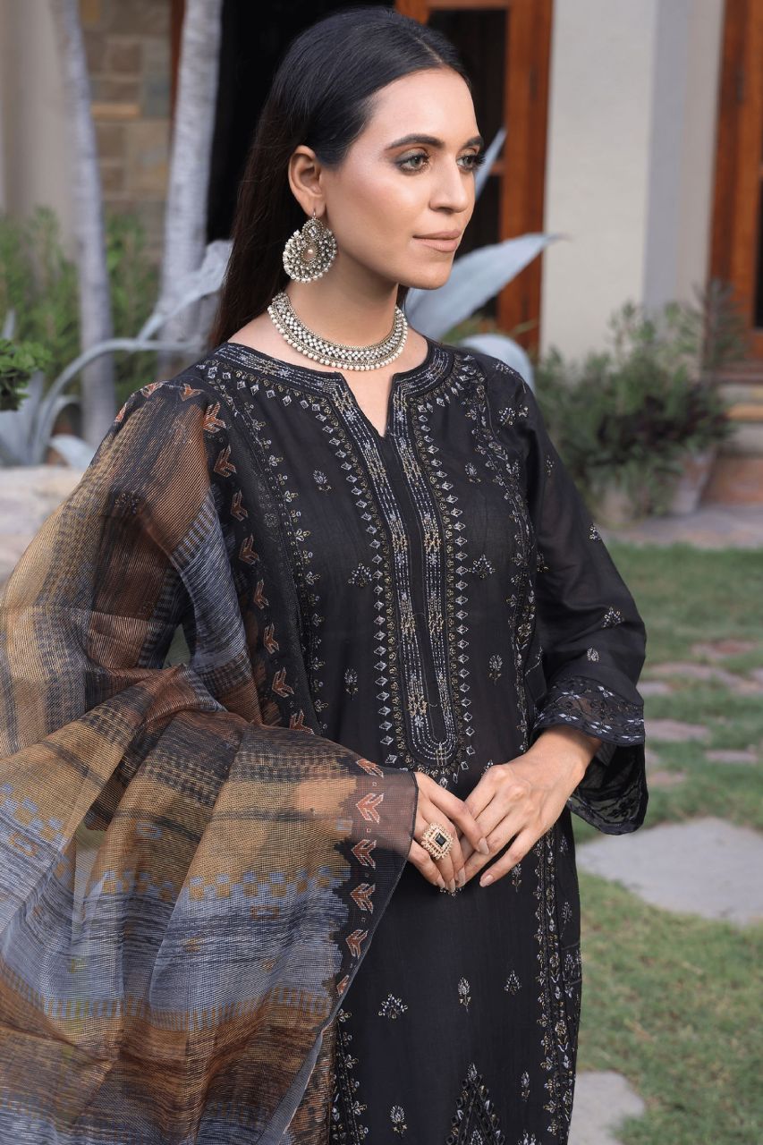 Zamra by Dressline Emb Lawn 3-PC