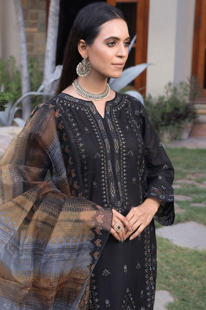 Zamra by Dressline Emb Lawn 3-PC
