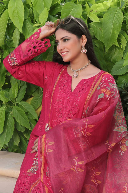 Zamra by Dressline Emb Lawn 3-PC