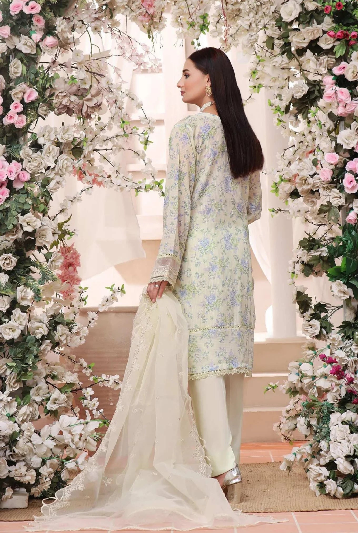 Hira by Dressline Emb Lawn 3-PC