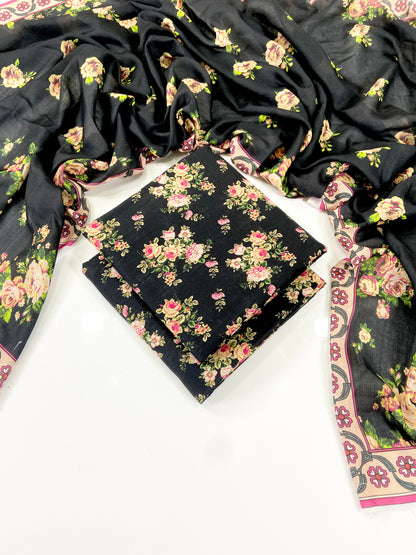 Bareeza Printed Khaddar 3PC