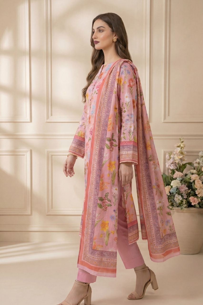 Rang Preet Digital Printed Lawn 3PC