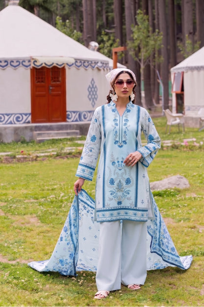 Zarish By Shanaya Digital Printed Karandi 3PC