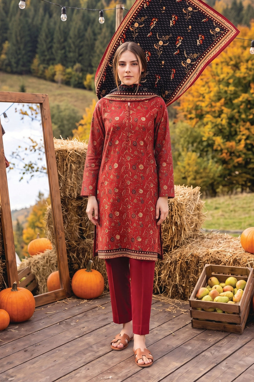 Salina By Regalia Digital Printed Khaddar 3PC