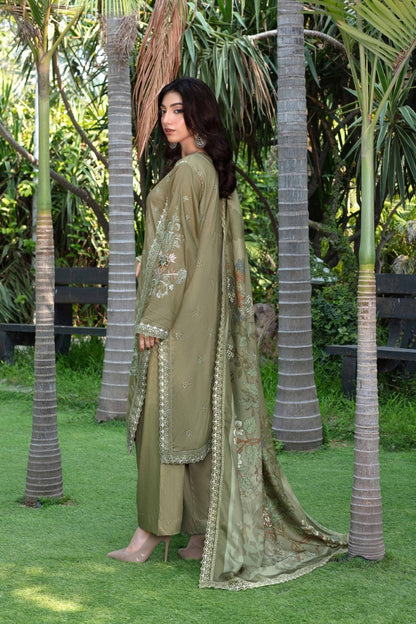 Falak By Feroza Luxury Embroidered Staple 3PC