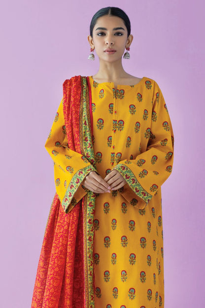 Orient Basic Printed Lawn 3PC
