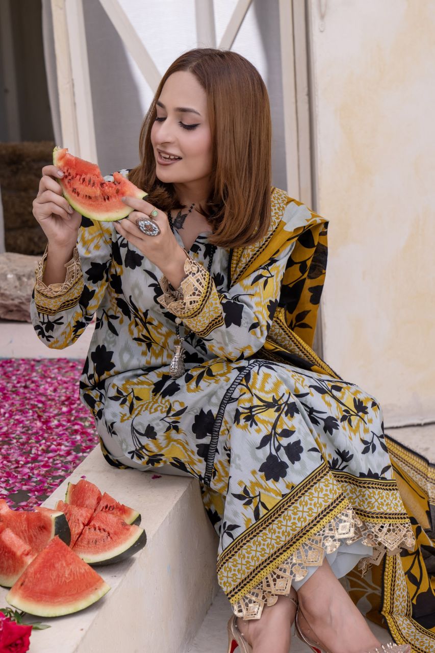 Janan Premium Printed Lawn 3PC