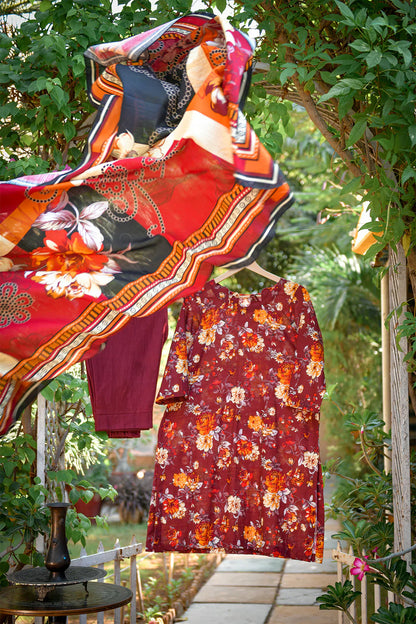 Nuray By Murashe Slub Khaddar 3PC
