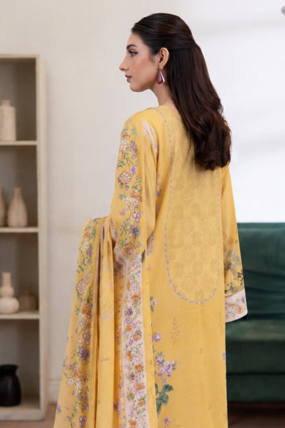 Anaya Noor Digital Printed Stone Linen 3PC