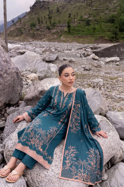 Mirha By Shanaya Digital Printed Marina Leather 3PC