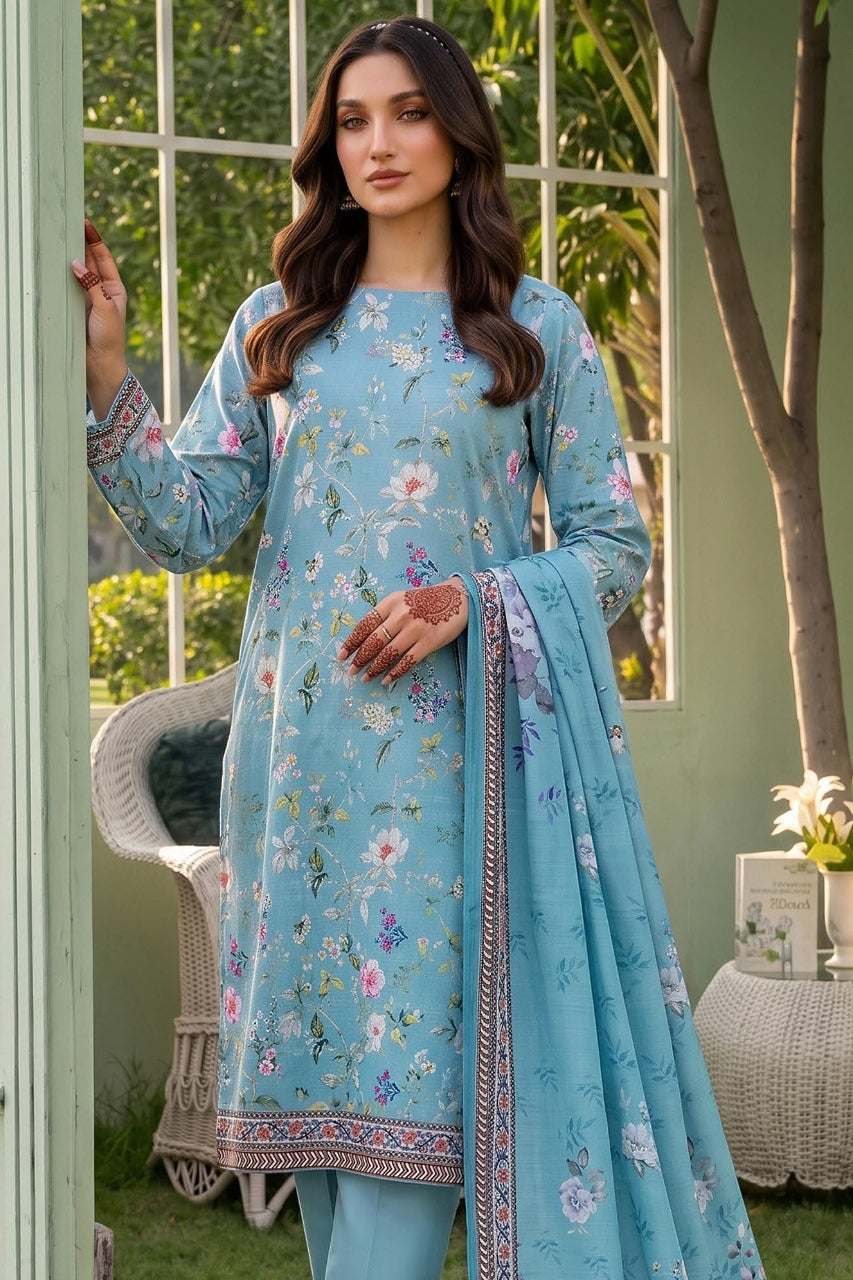 Belleza Digital Printed Khaddar 3PC