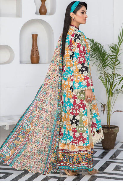 Abrish digital Printed Lawn 3-PC