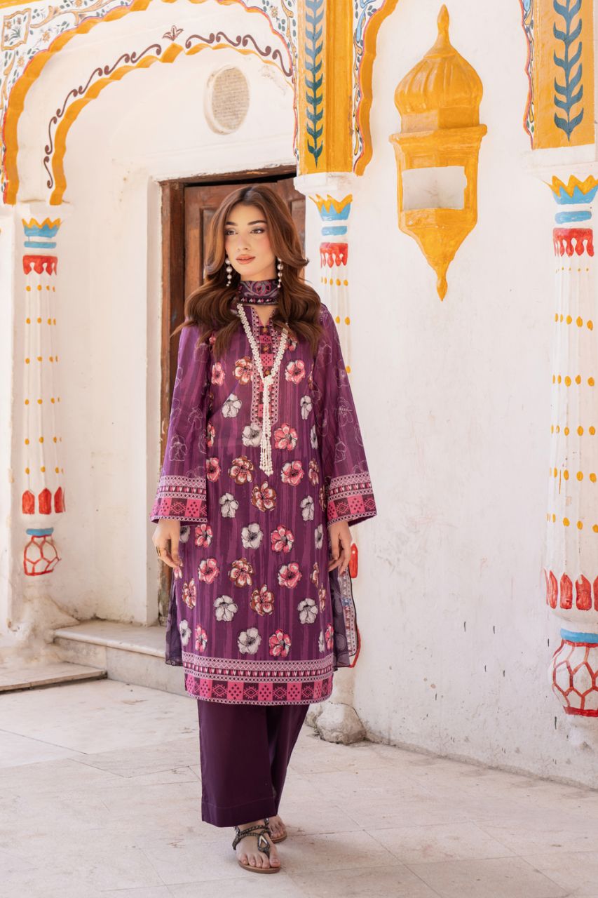 Gulkari By Shanaya Digital Printed Lawn 3PC