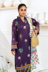 Mehak By Pretty Robe Printed Lawn 3-PC